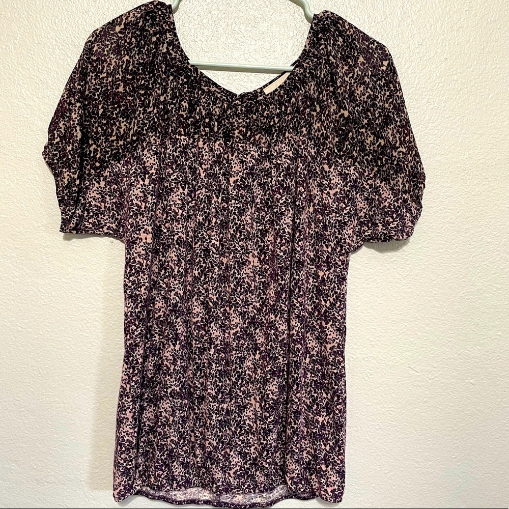Loft Floral Lightweight Fall Blouse​​